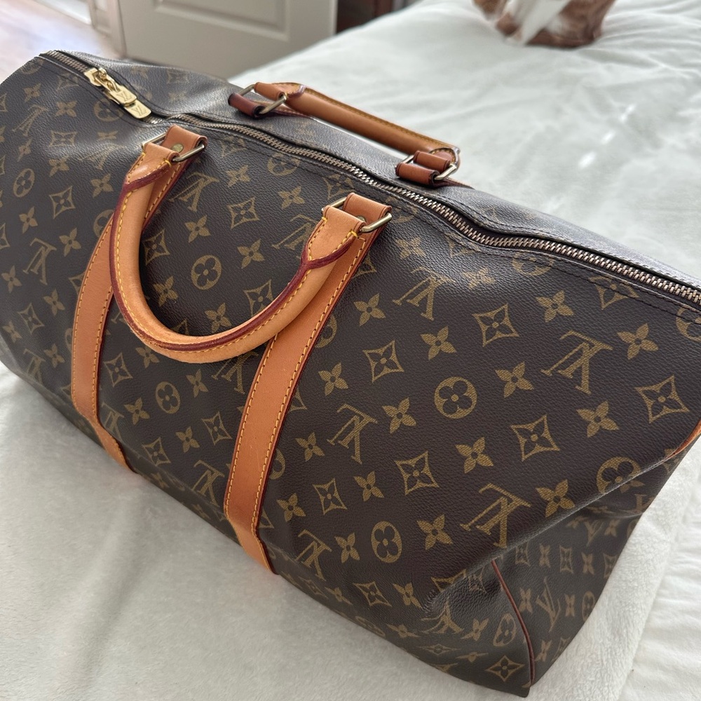 Louis Vuitton Monogram Brown Duffel Bag